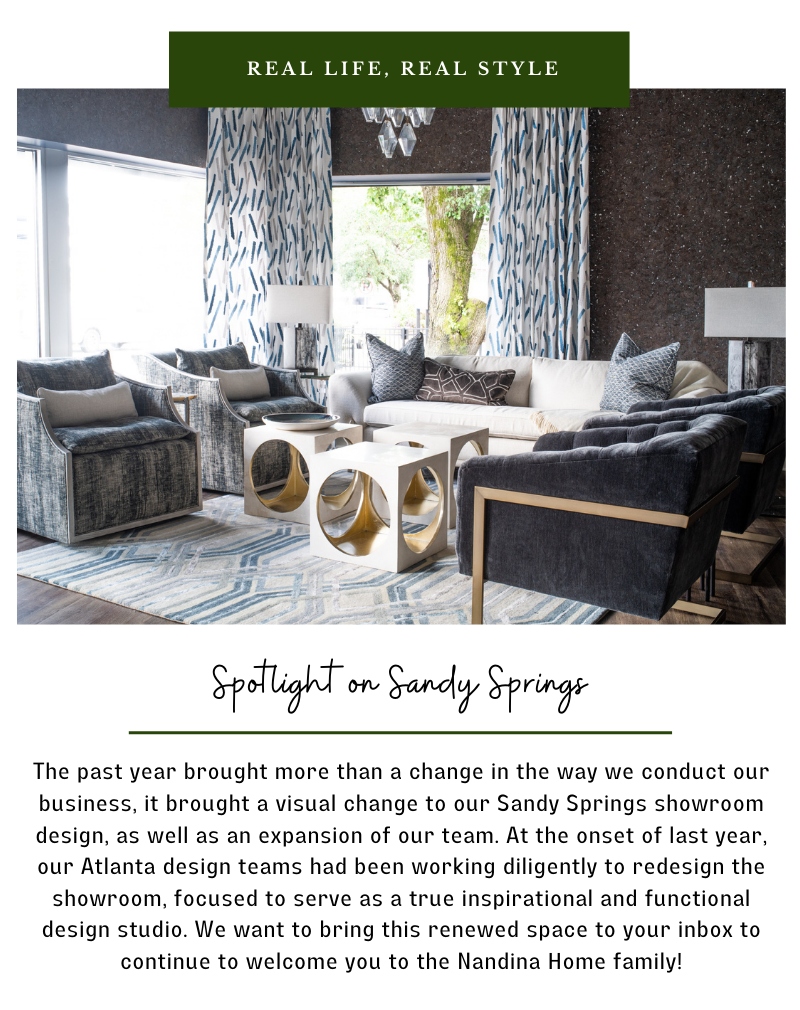 Nandina Home & Design - Real Life Real Style - Spotlight on Sandy Springs 