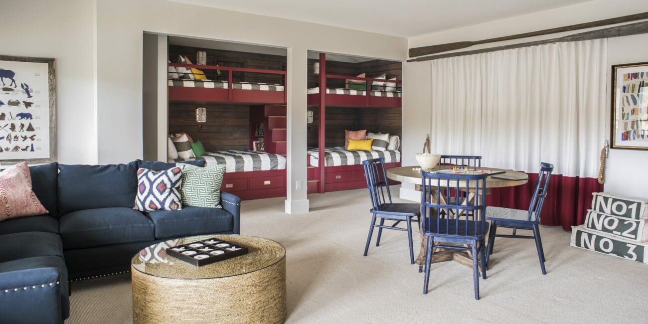 Kids Bedroom & Playroom kid's room, bunkbeds, playroom