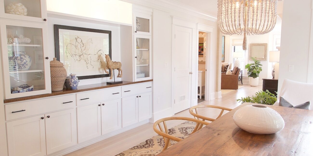 Dining Room (Details) Remotely Designed Newburyport Condo (Lori Marvel)