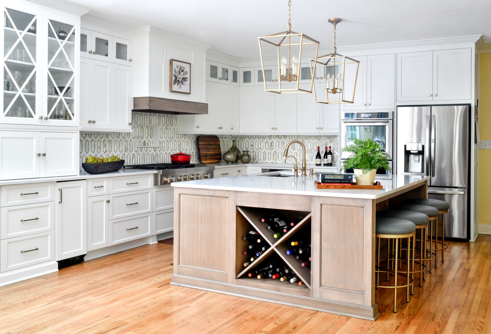 kitchen renovation, tile layout, gold, kitchen design, open concept